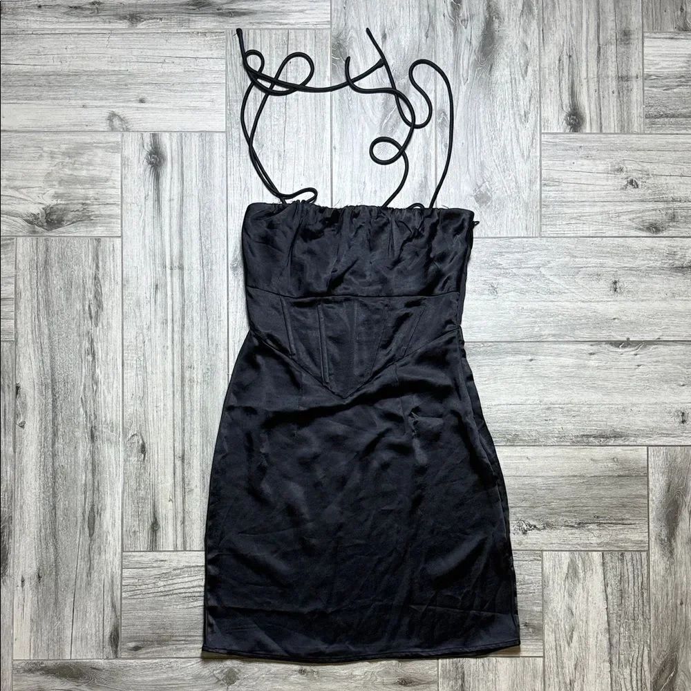 Princess Polly Elegant Black Strapless Dress